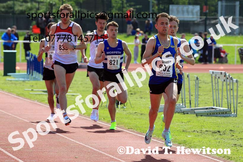 Senior Mens 1500 metres, 2023 North Eastern Track and Field Champs., Middlesbrough Sports Village, Middlesbrough. Photo: David T. Hewitson/Sports for All Pics
